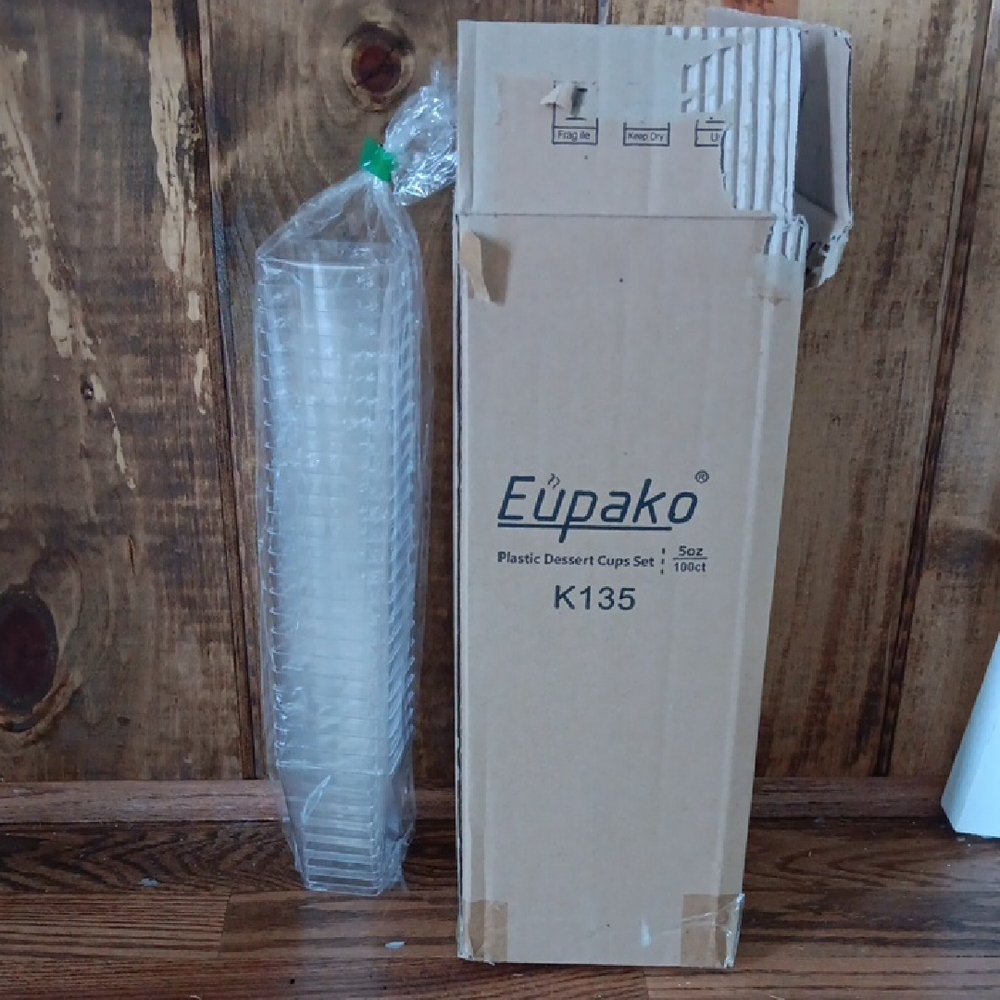 Eupako Plastic Dessert Cups Set